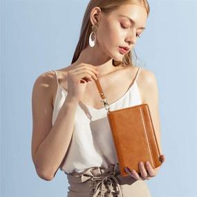 img 3 attached to 👜 Nuoku Women's Crossbody Wristlet Wallet Handbags & Wallets with Crossbody Bag Design