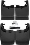 🚚 premium replacement splash guard mud flaps for ford f-250 f-350 f-450 f-550 super duty 2017-2018 (no factory fender flares) логотип