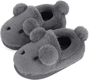 img 3 attached to ESTAMICO Slippers Toddler Outdoor Household Boys' Shoes ~ Slippers