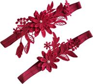 👰 oyabridal wedding floral bridal garter - women's special occasion accessories логотип