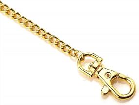 img 1 attached to Vintage Metal Alloy Pocket Watch Albert Vest Chain Single Buckle Chain
