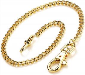 img 4 attached to Vintage Metal Alloy Pocket Watch Albert Vest Chain Single Buckle Chain