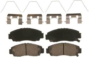 img 4 attached to Wagner QuickStop ZD1506 Ceramic Disc Brake Pads