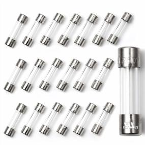 img 4 attached to 20-Pack Chanzon Fast Blow Glass Fuses, UL Listed 5A 250V/125V Cartridge Tube Fuses - F5AL 125V/250V Size 5.2Mm X 20Mm