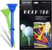 champkey 3-1/4" premium golf tees｜excellent durability and stability tees choose between 30 pack and 50 pack logo