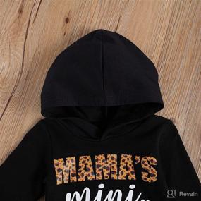 img 1 attached to 👶 Infant Baby Boy Girl Hoodies Sweatshirt Mom Dad Zipper Hooded Pullover Toddler Boys Girls Fall Winter Clothes Outfits - 0-6T