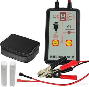 img 4 attached to 🚗 12V Automotive Fuel Injector Tester with 4 Pulse Modes - Handheld Car Vehicle Fuel Pressure System Diagnostic Scan Testing Tool Gauge, Individual Test for Stuck/Leaking/Burnt-Out Problems - Comes with Adapter