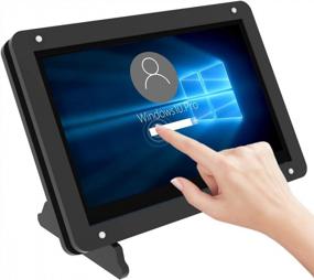 img 4 attached to 👉 Enhanced Performance with JUN-ELECTRON's Capacitive Raspberry 4 800X480 Touchscreen Portable 5"" Display