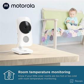 img 2 attached to 👶 Motorola VM483 Video Baby Monitor: Wireless 2.8" Color Screen, Two-Way Audio, Night Vision, and More!