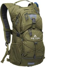 img 4 attached to 🎒 TETON Sports Oasis 22L Hydration Pack with Free 3-Liter Water Bladder - Ideal Backpack for Hiking, Running, Cycling, Commuting - Olive, 3L Bladder - Latest 2022 Model - Hydration