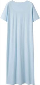 img 3 attached to Experience Ultimate Comfort With Keyocean'S 100% Cotton Women'S Nightgowns