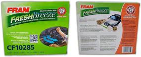 img 1 attached to 🌬️ FRAM CF10285 Fresh Breeze Cabin Air Filter: ARM & HAMMER Baking Soda & Activated Carbon - Pack of 2 – Enhance Your Cabin Air Quality!