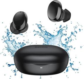 img 4 attached to 🎧 Baseus W11 Wireless Earbuds Bluetooth Earphones with Wireless Charging Case, IPX8 Waterproof, 10mm Dynamic Driver, APP Anti-Lost Function for iPhone 12/13/Pro, Android - Black