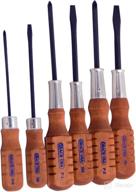 grace usa hcs6 gunsmithing screwdriver set - 6 piece home care tools & accessories - brown/black логотип