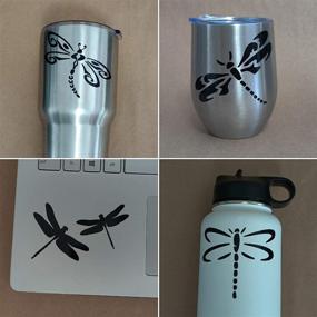 img 2 attached to Dragonfly Decals 4 Pack Black