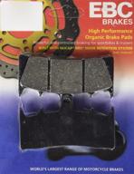 enhance performance with ebc brakes fa188 disc brake pad set in stylish black finish логотип