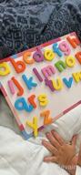 img 1 attached to 234 Pcs Alphabet Letters Kit With Double-Sided Magnet Board - Colorful Foam Magnetic Letters For Preschool Kids Toddler Spelling And Learning - Gamenote Classroom review by Natasha Graham