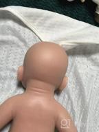 img 1 attached to Vollence 17.5 Inch Full Body Silicone Baby Dolls - Realistic, Bald Boy Doll For DIY Lovers And Collectors - Not Vinyl Material. review by Andre Noel