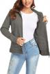 winter sherpa-lined hoodie for women with four pockets and reversible design - zip-up fleece sweatshirt coat jacket by safort logo