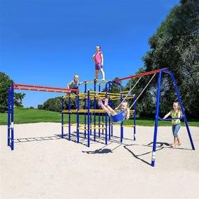 img 3 attached to ActivPlay Modular Jungle Gym Kit: Swing Set, Monkey Bars & More!