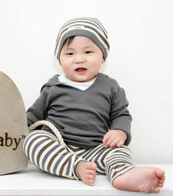 img 1 attached to 👶 L'ovedbaby Unisex Organic Leggings: Comfortable and Sustainable Baby Bottoms