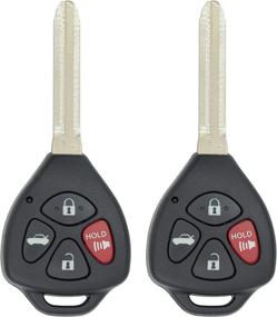 img 4 attached to 🔑 Keyless2Go Replacement Keyless Entry Remotes for 2011 Toyota Camry HYQ12BBY - Includes 2 New Remote Car Keys with G Chip