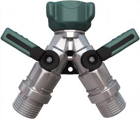 img 3 attached to Maximize Your Watering Efficiency With 2WAYZ Garden Hose Splitter Y And Shut Off Valve