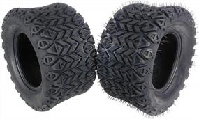 img 4 attached to MASSFX SL201010(X2) 4 PLY Golf Cart Turf Tires 20X10-10, Set Of Two (2)Tires
