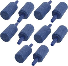 img 1 attached to 🐠 CNZ® 1-Inch Blue Bubbling Release Air Stone for Aquarium Fish Tank (10 Pack)