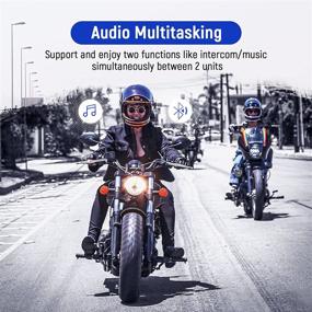 img 3 attached to 🏍️ LEXIN LX-GTX: Advanced Motorcycle Helmet Bluetooth Headset with 10-Way Communication, Superior Intercom Range, and Waterproof Design