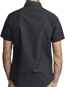 img 1 attached to 👕 RVCA Thatll Stretch Sleeve Pavement Men's Clothing: Stylish Shirts for Ultimate Comfort