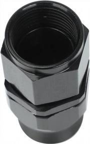 img 1 attached to 10AN AN10 Straight PTFE Teflon Swivel Hose End Fitting Adapter By Smileracing Black