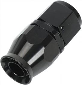 img 2 attached to 10AN AN10 Straight PTFE Teflon Swivel Hose End Fitting Adapter By Smileracing Black