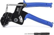 🔧 iwiss stainless steel cable tie tool: efficient zip gun metal zip tensioner with cutter & release tool logo