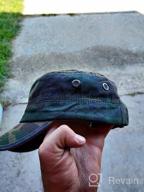 img 1 attached to Camo Cadet Cap: Adjustable Unisex Hat For Men And Women In Military Style review by Chris Weber