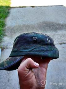 img 5 attached to Camo Cadet Cap: Adjustable Unisex Hat For Men And Women In Military Style