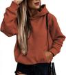 stay comfy and stylish with asvivid's lightweight women's hoodies with pockets logo