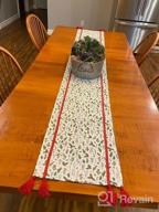 img 1 attached to Folkulture 72-Inch Long Cotton Table Runner In Bombay Brown: Farmhouse And Boho Chic Home Décor Must-Have review by Dnasty Julius