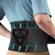 featol back brace for lower back pain relief, back support belt for heavy work lifting, back pain, sciatica, scoliosis, herniated disc lumber support back brace with removable ergonomically designed 3d silicone lumbar pad for men & women (waist size: 24''-29'') logo