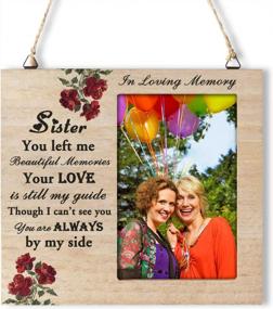 img 4 attached to Culivis Sympathy Gifts: Memorial Picture Frame In Loving Memory Of Sister - Beautiful Memories, Bereavement Gifts For Loss Of Sister