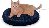 🐾 k&amp;h pet products thermo-kitty fashion splash heated pet bed - keep your furry friend warm in style! logo