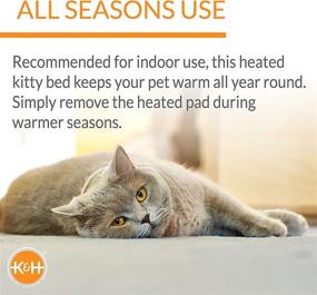 img 2 attached to 🐾 K&amp;H Pet Products Thermo-Kitty Fashion Splash Heated Pet Bed - Keep Your Furry Friend Warm in Style!