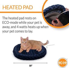 img 3 attached to 🐾 K&amp;H Pet Products Thermo-Kitty Fashion Splash Heated Pet Bed - Keep Your Furry Friend Warm in Style!