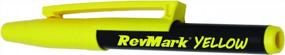 img 3 attached to RevMark Bright Series Industrial Marker - 6 Pack - Made in USA - Replaces Paint Marker for Metal, Pipe, PVC - Assorted Colors