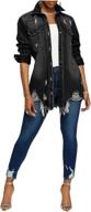 hongsui womens ripped boyfriend distressed women's clothing : coats, jackets & vests logo