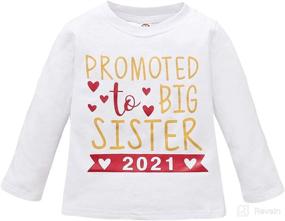 img 4 attached to MagicPark Toddler T Shirt Promoted Letters Apparel & Accessories Baby Girls : Clothing