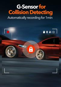 img 3 attached to 2.5K WiFi 1600P Dash Cam I03 - Full HD Car Camera Front, Loop Recording, APP Control, Night Vision, 24H Parking Monitor 64GB Max