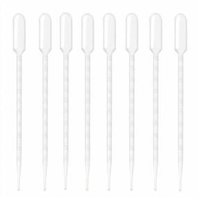 img 4 attached to Flexible And Convenient: 100PCS Of 10Ml Graduated Pipettes For Mixing Paints, Oils, And More!