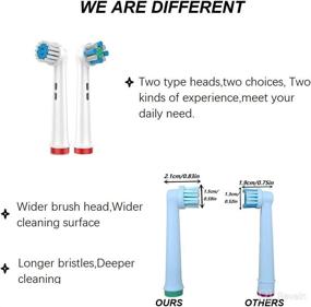 img 2 attached to 🦷 Benzili Replacement Cleaning Toothbrush Compatible: Enhanced Dental Hygiene Solution