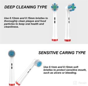 img 1 attached to 🦷 Benzili Replacement Cleaning Toothbrush Compatible: Enhanced Dental Hygiene Solution